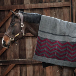 Manta Secante Quadrada Heavy Fishbone Kentucky Bordéus Bord&amp;ocirc;