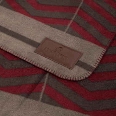 Manta Secante Quadrada Heavy Fishbone Kentucky Bordéus Bord&amp;ocirc;