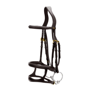 Bridão Duplo com Caneleira Dupla D Collection by Dy'on Preto Bridão Duplo com Caneleira Dupla D Collection by Dy'on Preto