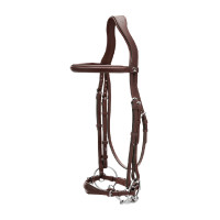 Bridão Muserola Alemã Ajustável New English Collection by Dy'on Preto