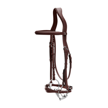 Bridão Muserola Alemã Ajustável New English Collection by Dy'on Castanho