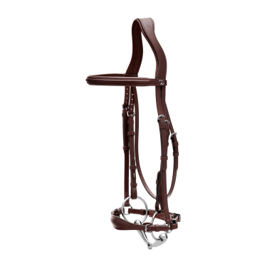 Bridão Muserola Alemã Ajustável New English Collection by Dy'on Castanho