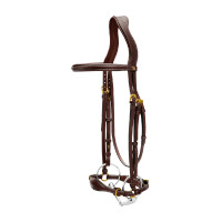 Bridão Muserola Alemã Ajustável D Collection by Dy'on Castanho