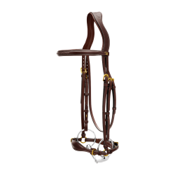 Bridão Muserola Alemã Ajustável D Collection by Dy'on Castanho