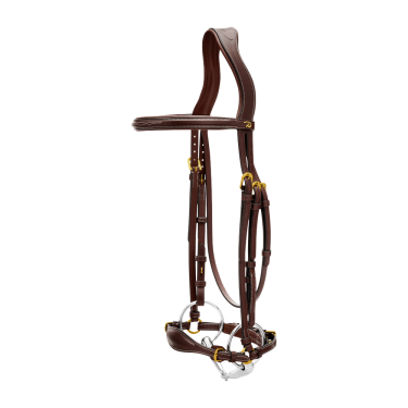 Bridão Muserola Alemã Ajustável D Collection by Dy'on Castanho