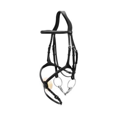 Bridão com Narigueira Cruzada New English Collection by Dy'on Preto Bridão com Narigueira Cruzada New English Collection by Dy'on Preto