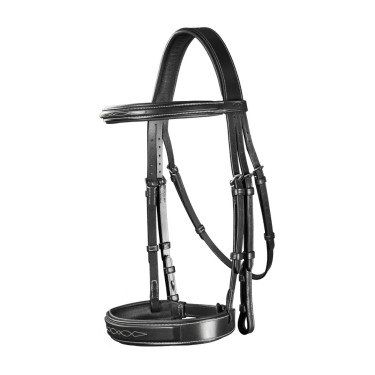 Bridão Muserola Large Hunter Coleção US da Dy'on Preto