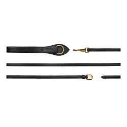 Rendas alemãs Full Leather 1/2 D Collection by Dy'on Preto