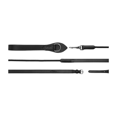 Rendas alemãs em couro/nylon 5/8 New English Collection by Dy'on Preto