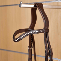 Frontal em V Swarovski branco New English Collection by Dy'on Preto Frontal em V Swarovski branco New English Collection by Dy'on Preto