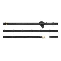 Rendas Howlett Borracha 1/2 Com 7 Travadores D Collection by Dy'on Preto