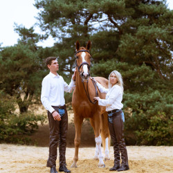 Long Chaps de Couro Dy'on Castanho