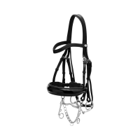 Bridão Muserola Larga Envernizada Working By Dy'on Preto