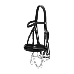 Bridão Muserola Larga Envernizada Working By Dy'on Preto