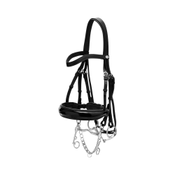 Bridão Muserola Larga Envernizada Working By Dy'on Preto