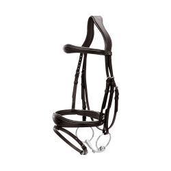 Bridão Muserola Combinada Anatômica Dy'on New English Collection Preto Bridão Muserola Combinada Anatômica Dy'on New English Collection Preto