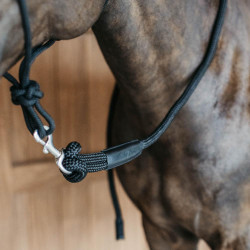 Corda de treino Dy'on com mosquetão Preto