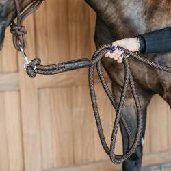 Corda de treino Dy'on com mosquetão Castanho