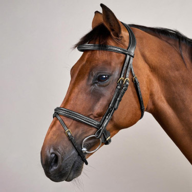 Bridão Dy'on coleção D narigueira combinada trançada Preto