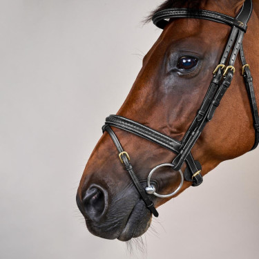 Bridão Dy'on coleção D narigueira combinada trançada Preto