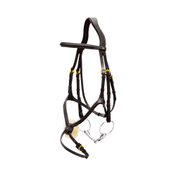 Bridão Narigueira Cruzada Trançada D Collection Dy'on Preto