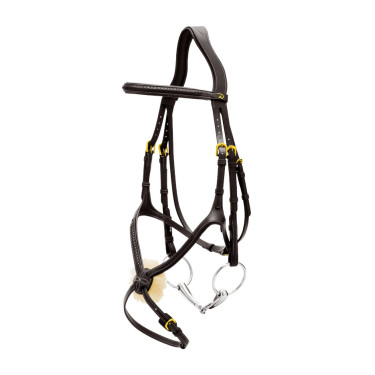 Bridão Narigueira Cruzada Trançada D Collection Dy'on Preto