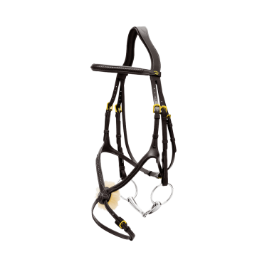 Bridão Narigueira Cruzada Trançada D Collection Dy'on Preto