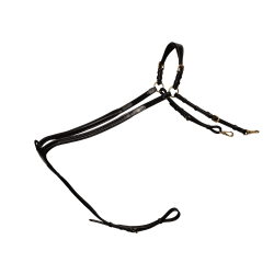 Brustblatt mit geflochtenem Steg D Kollektion Dy'on Preto