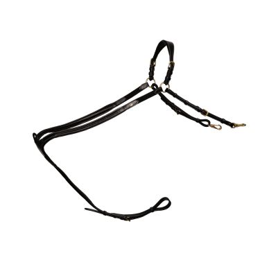 Brustblatt mit geflochtenem Steg D Kollektion Dy'on Preto