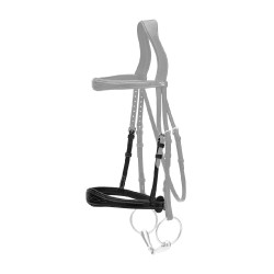 Muserola Anatômica sem Barbela Coleção US Jumping Dy'on Preto