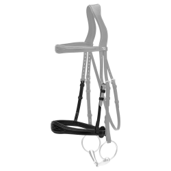 Muserola Anatômica sem Barbela Coleção US Jumping Dy'on Preto