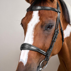 Muserola Anatômica sem Barbela Coleção US Jumping Dy'on Preto