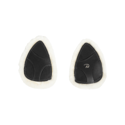 Protetor de peitoral em pele de carneiro vegana Dy'on Preto Protetor de peitoral em pele de carneiro vegana Dy'on Preto