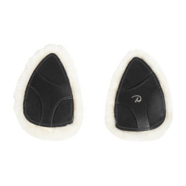 Protetor de peitoral em pele de carneiro vegana Dy'on Preto