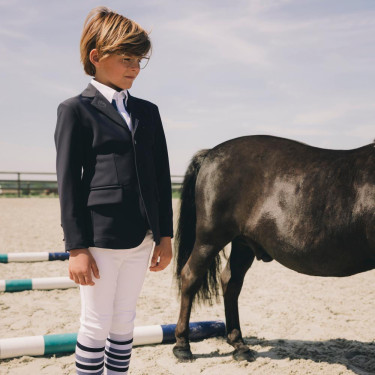 Calça Mexico City Kentucky menino com grip nos joelhos Branco