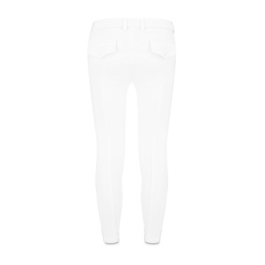 Calça Miami City Kentucky com grip nos joelhos para menina Branco