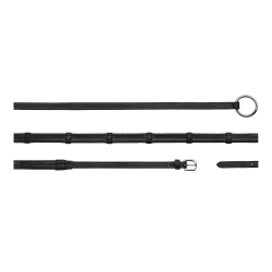 Rendas de Borracha Working by Dy'on 1/2 7 passadores fecho em anéis Preto