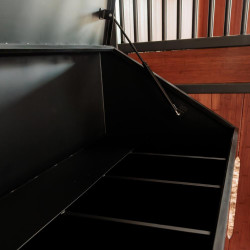 Caixa de alimentos em alumínio Grooming Deluxe by Kentucky com rodas Preto