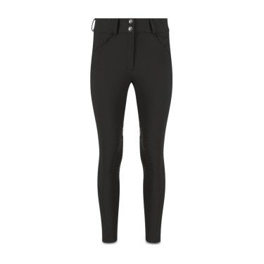Calças de equitação Kentucky Miami com grip nos joelhos feminino Preto
