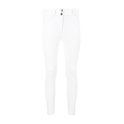Calças de equitação Kentucky Miami com grip nos joelhos feminino Branco Calças de equitação Kentucky Miami com grip nos joelhos feminino Branco
