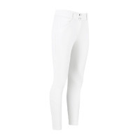 Calças de equitação Kentucky Miami com grip nos joelhos feminino Branco Calças de equitação Kentucky Miami com grip nos joelhos feminino Branco