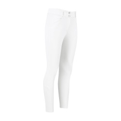 Calças de equitação Kentucky Miami com grip nos joelhos feminino Branco Calças de equitação Kentucky Miami com grip nos joelhos feminino Branco