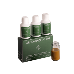 Vitaminas e Minerais Líquidos Booster Grooming Deluxe da Kentucky