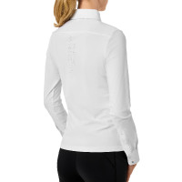 Camisa de manga comprida Equestrian Stockholm Performance feminina Branco