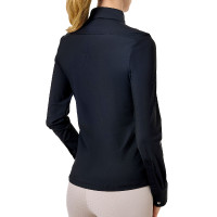 Camisa de manga comprida Equestrian Stockholm Performance feminina Preto Camisa de manga comprida Equestrian Stockholm Performance feminina Preto