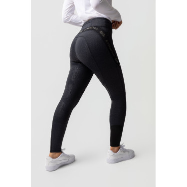 Calça colante B Vertigo Jenny com fundo de camurça feminino Preto Calça colante B Vertigo Jenny com fundo de camurça feminino Preto