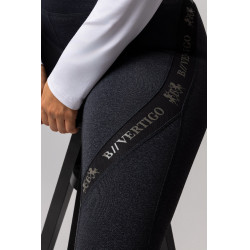 Calça colante B Vertigo Jenny com fundo de camurça feminino Preto Calça colante B Vertigo Jenny com fundo de camurça feminino Preto