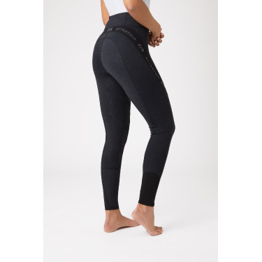 Calça colante B Vertigo Jenny com fundo de camurça feminino Preto Calça colante B Vertigo Jenny com fundo de camurça feminino Preto