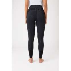 Calça colante B Vertigo Jenny com fundo de camurça feminino Preto Calça colante B Vertigo Jenny com fundo de camurça feminino Preto