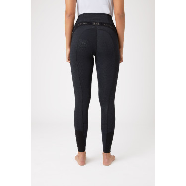 Calça colante B Vertigo Jenny com fundo de camurça feminino Preto Calça colante B Vertigo Jenny com fundo de camurça feminino Preto
